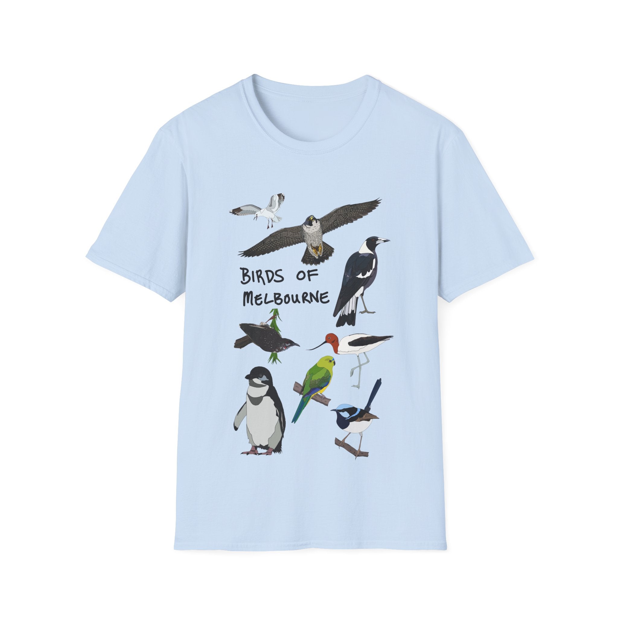 Birds of Melbourne - Unisex Softstyle T-Shirt