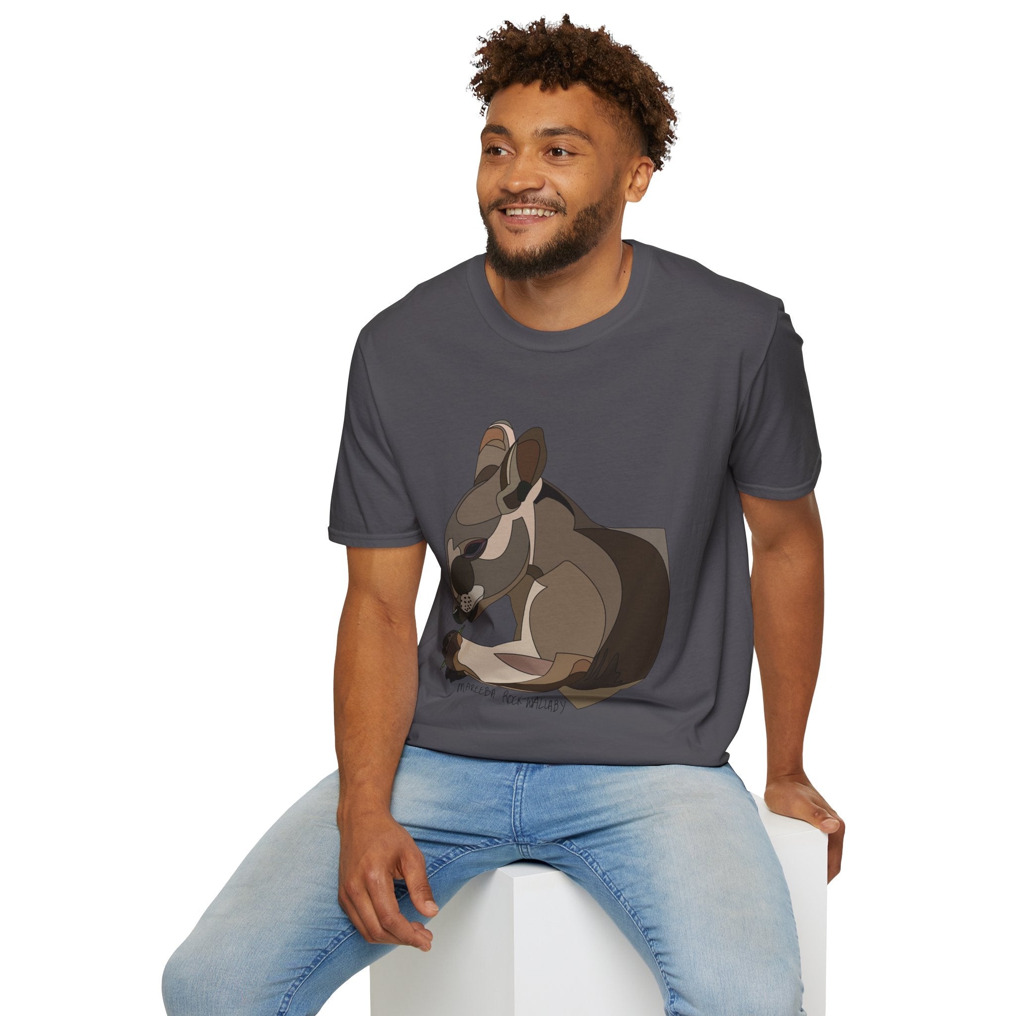 Mareeba Rock-wallaby - Unisex Softstyle T-Shirt Printify