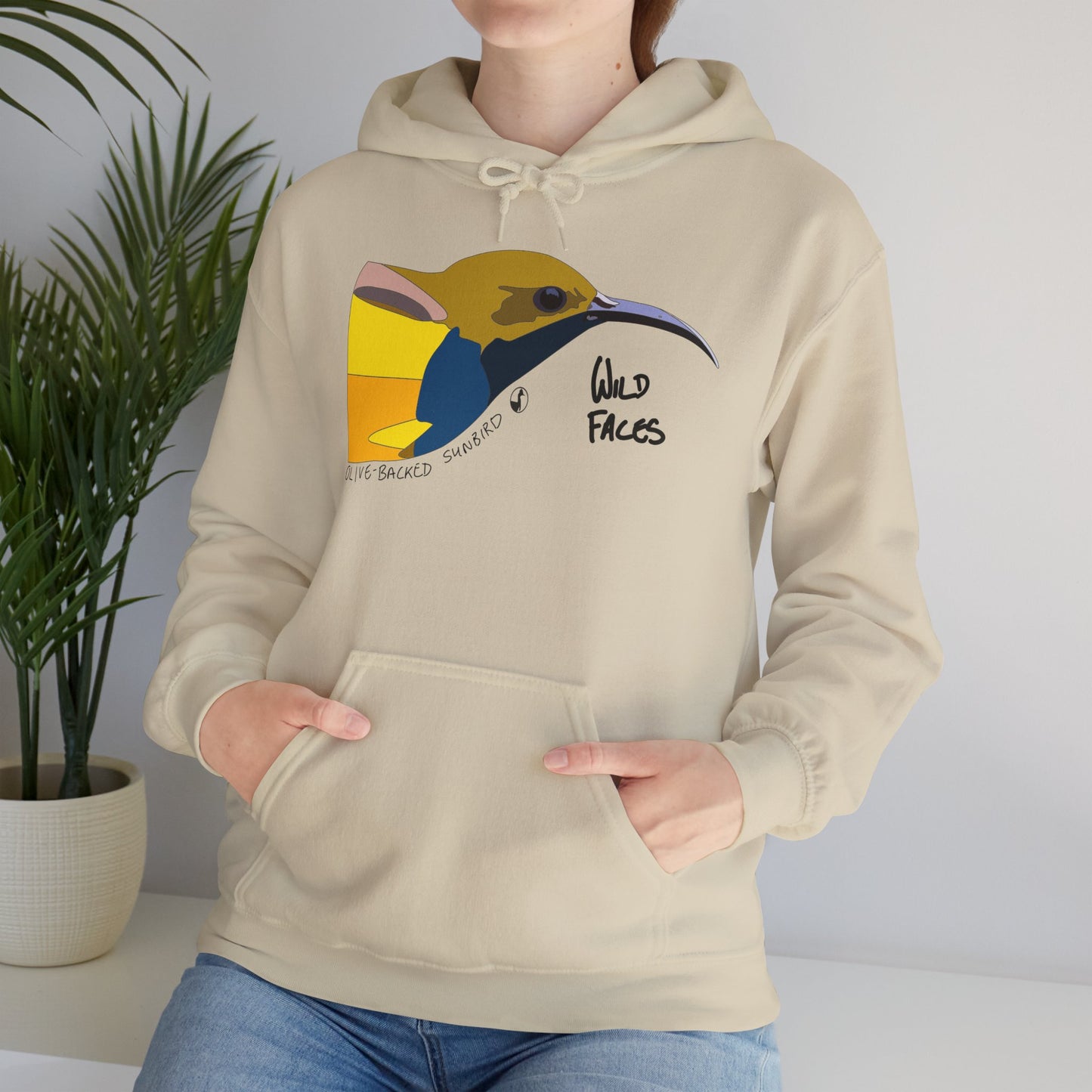 Olive-backed Sunbird | Unisex Heavy Blend™ Hooded Sweatshirt