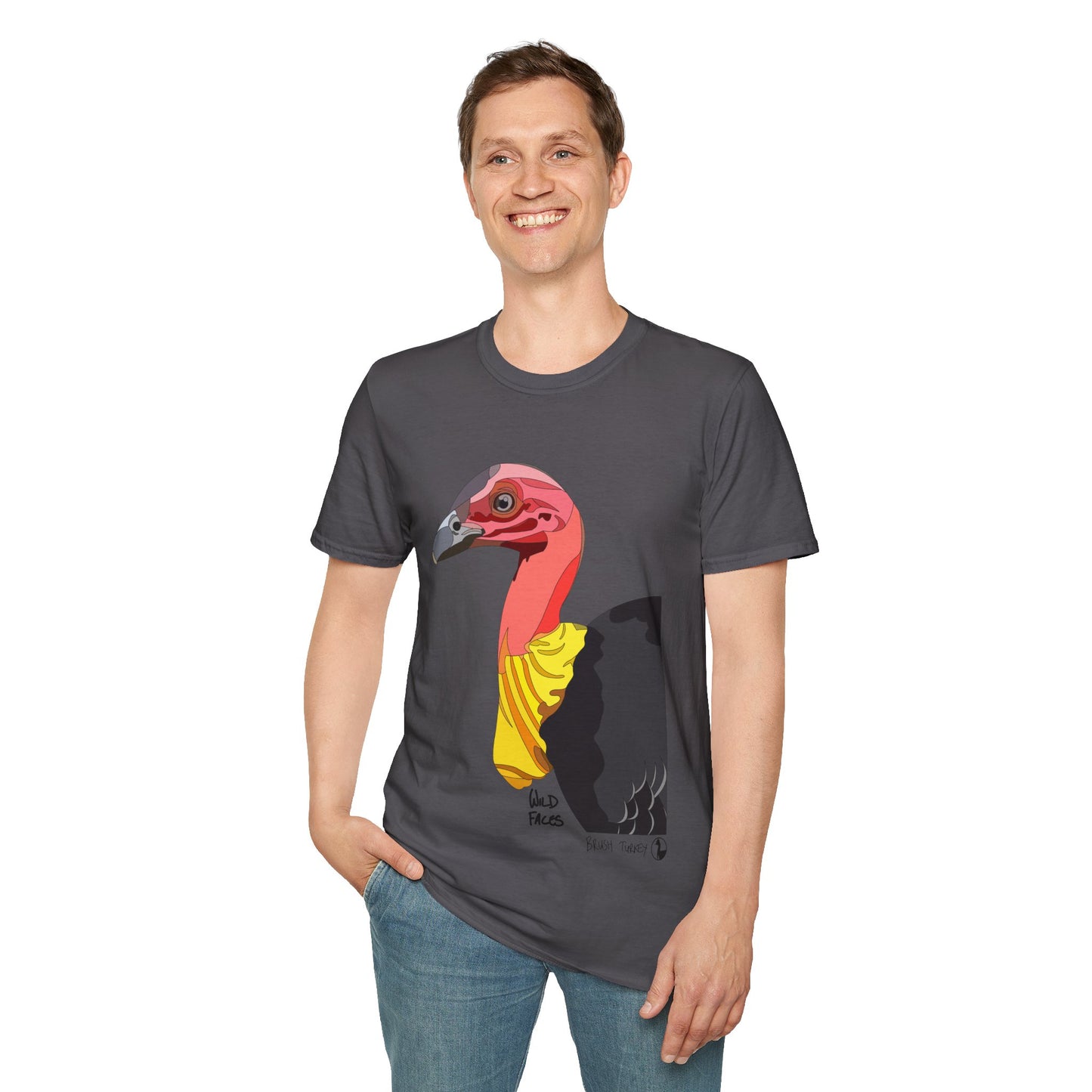 Australian Brushturkey - Unisex Softstyle T-Shirt