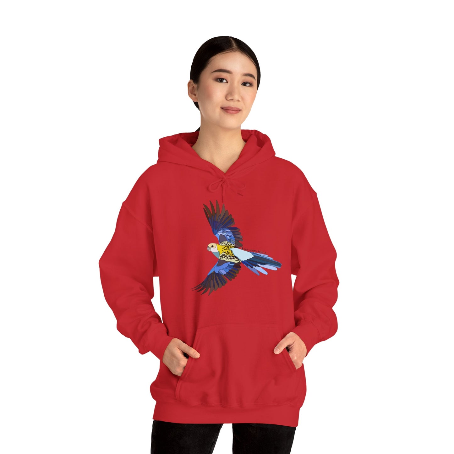 Pale-headed Rosella | Unisex Heavy Blend™ Hooded Sweatshirt