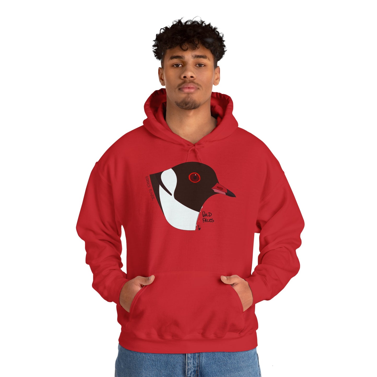 Hooded Plover (head) | Unisex Heavy Blend™ Hooded Sweatshirt