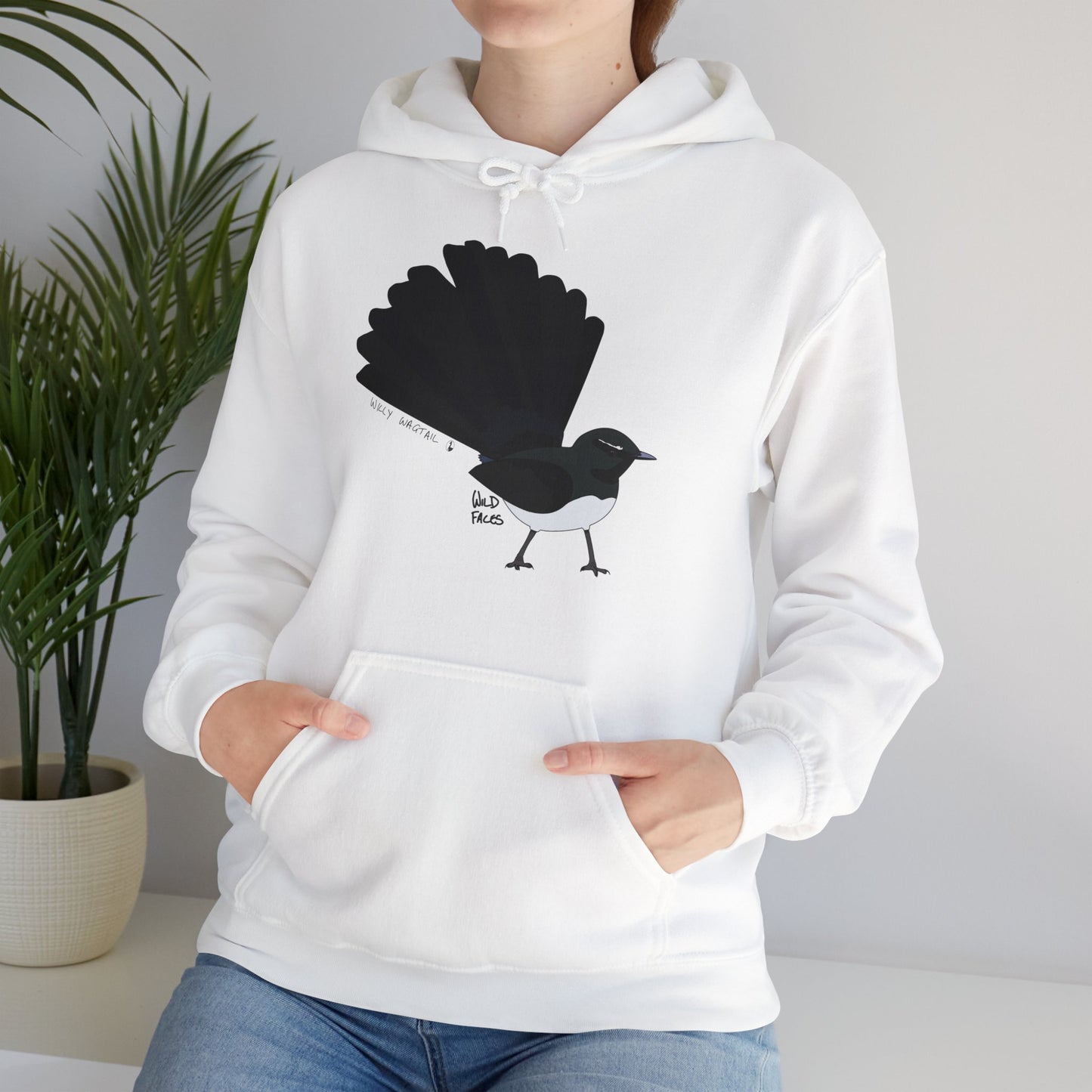 Willy Wagtail | Unisex Heavy Blend™ Hooded Sweatshirt