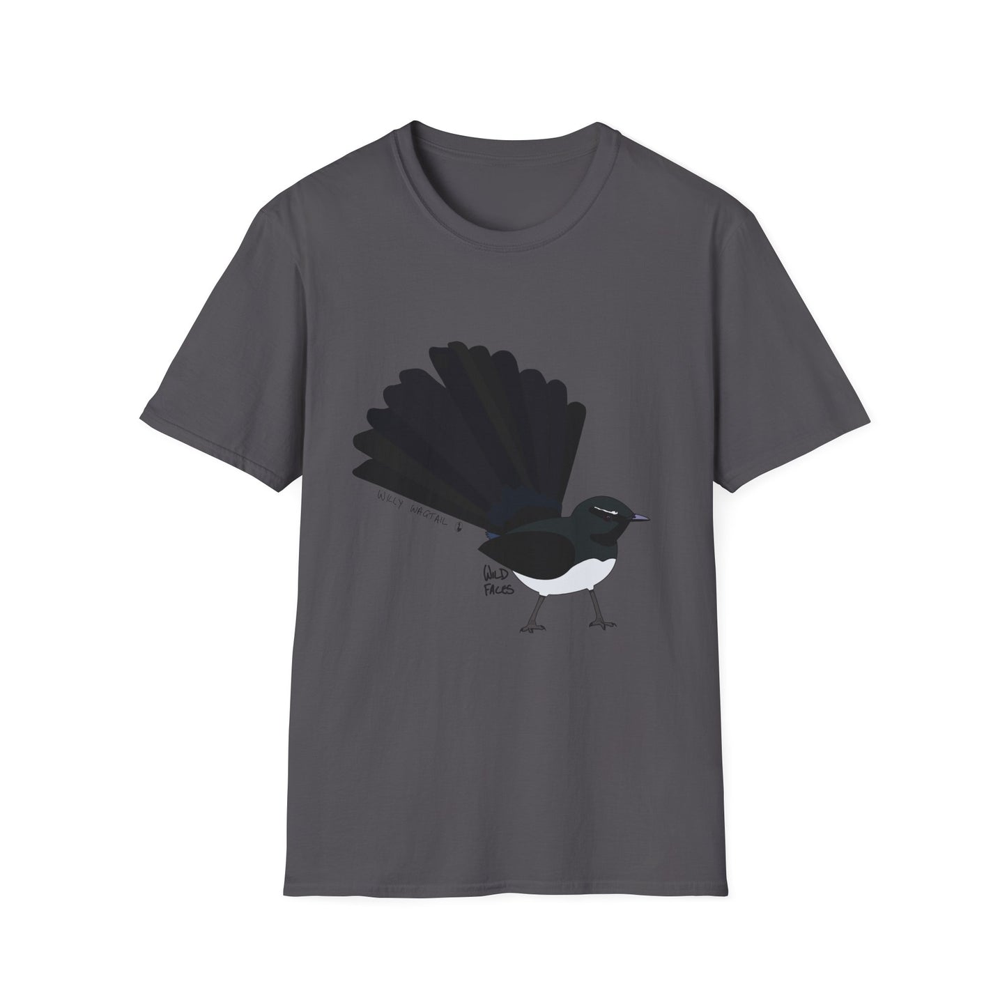 Willy Wagtail - Unisex Softstyle T-Shirt