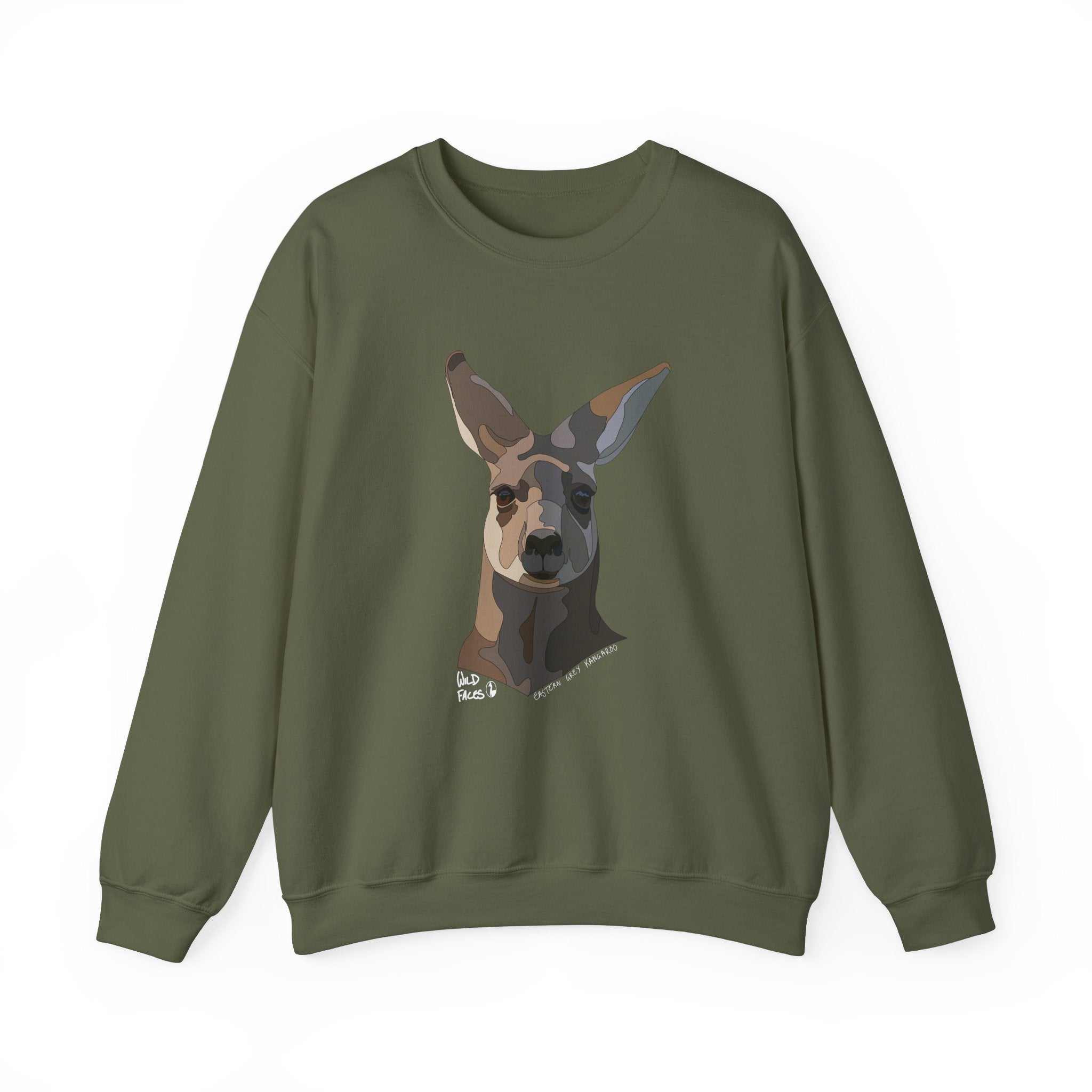 Eastern Grey Sweatshirt (white font) | Unisex Heavy Blend™ Crewneck Printify