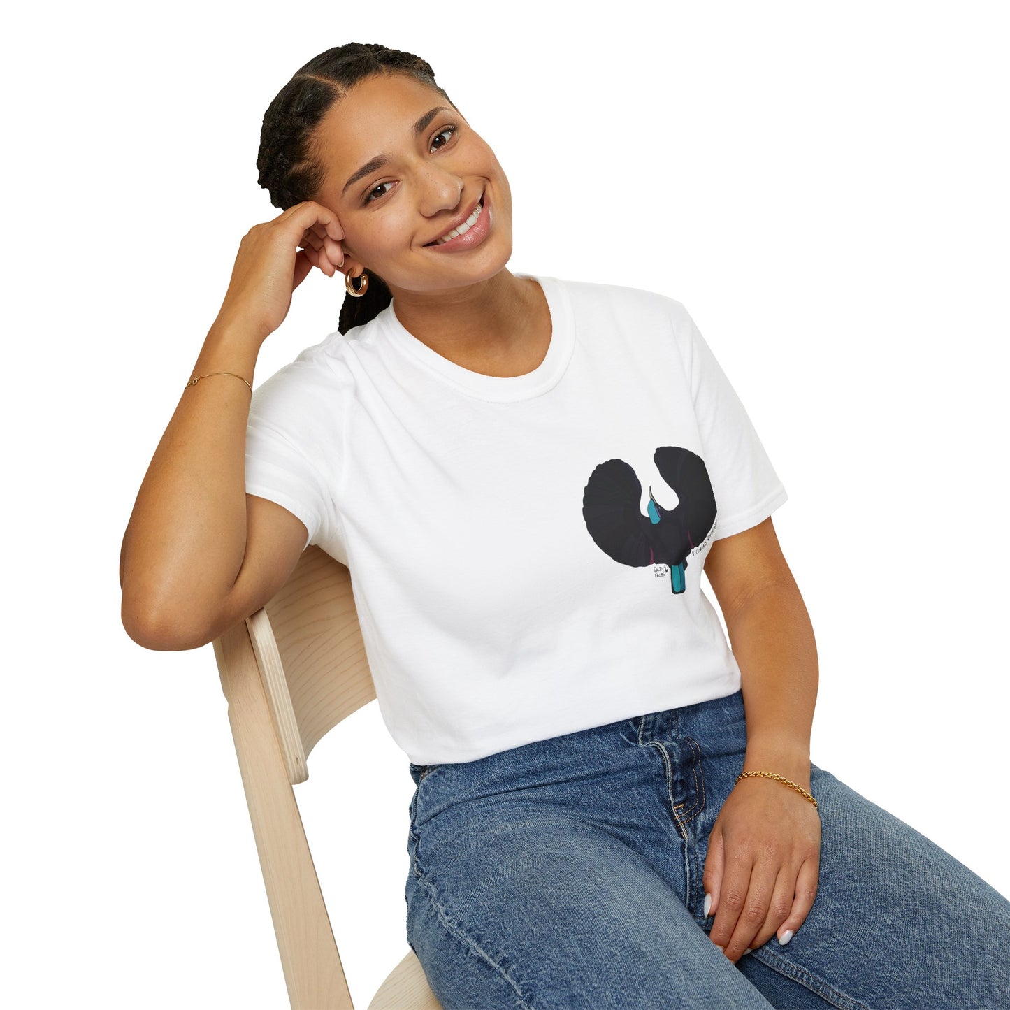 Victoria's Riflebird - Unisex Softstyle T-Shirt