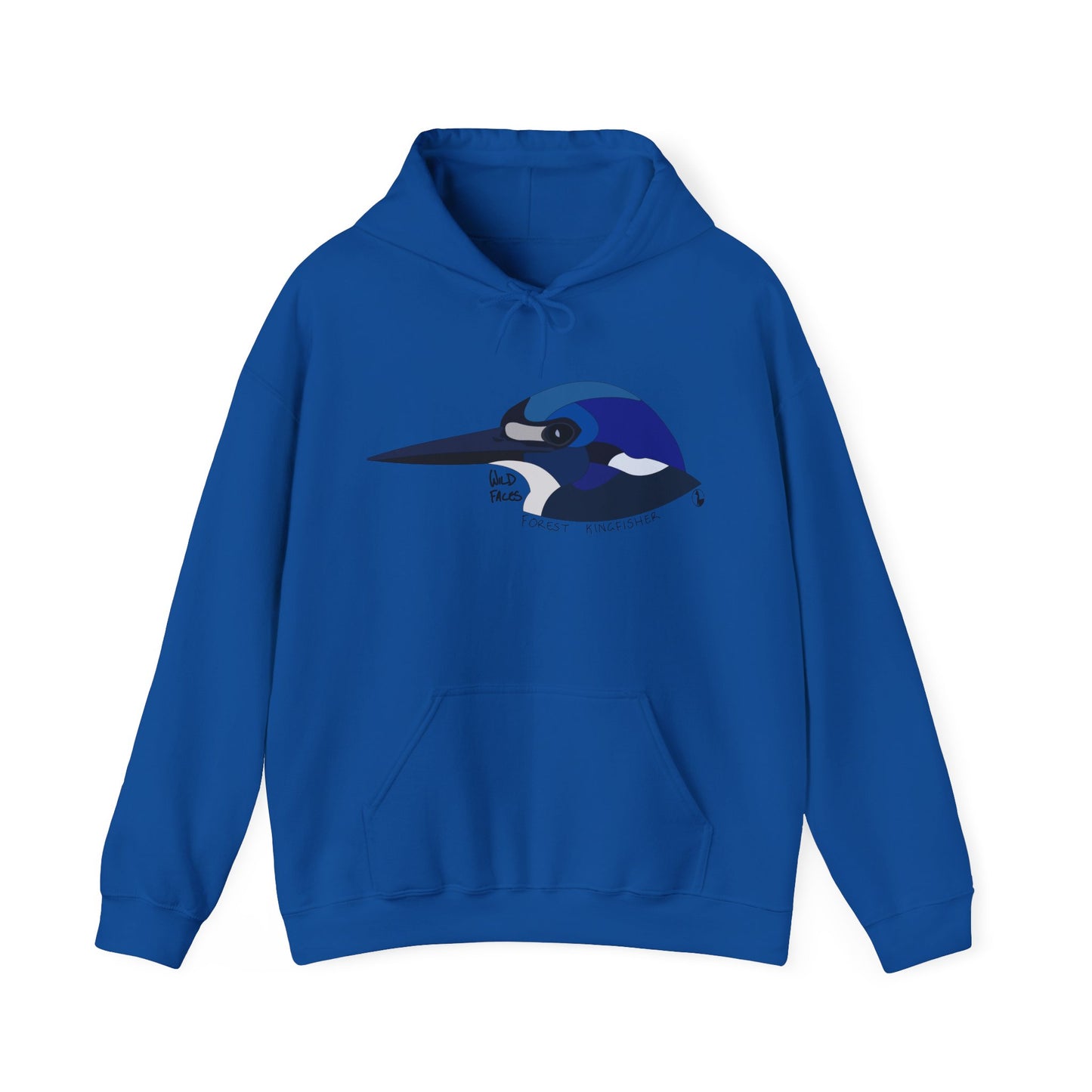 Forest Kingfisher Head | Unisex Heavy Blend™ Hooded Sweatshirt