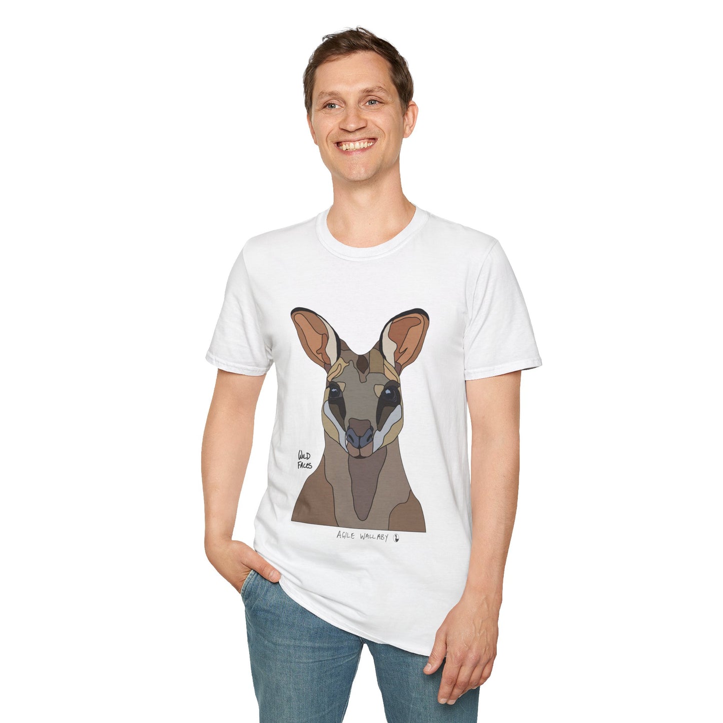 Agile Wallaby - Unisex Softstyle T-Shirt