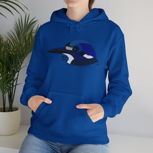 Forest Kingfisher Head | Unisex Heavy Blend™ Hooded Sweatshirt Printify