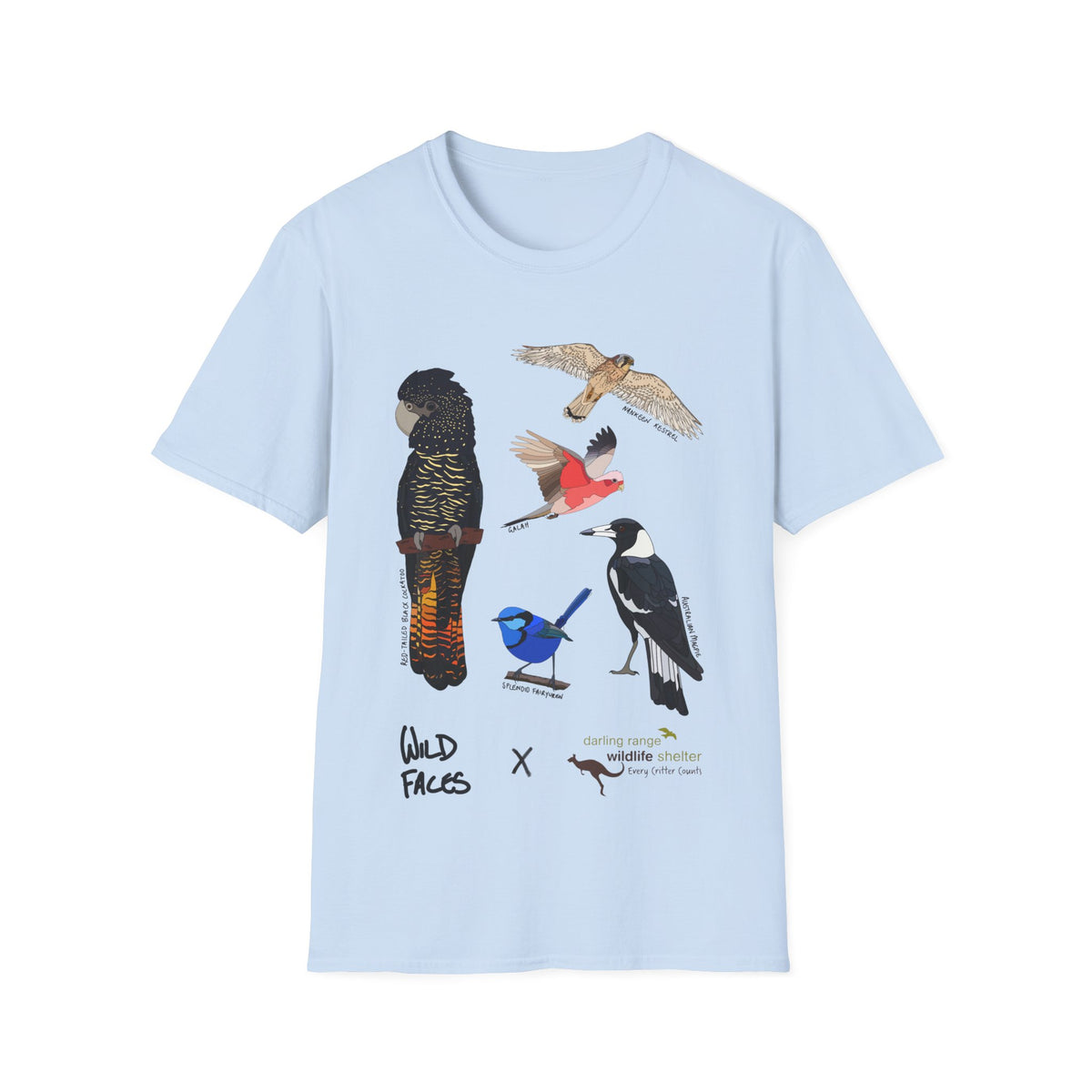 Birds of the Darling Ranges 1 - Unisex Softstyle T-Shirt
