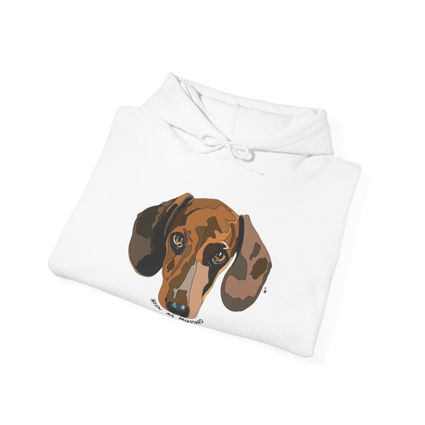 Dachshund (Keen as mustard) | Unisex Heavy Blend™ Hooded Sweatshirt