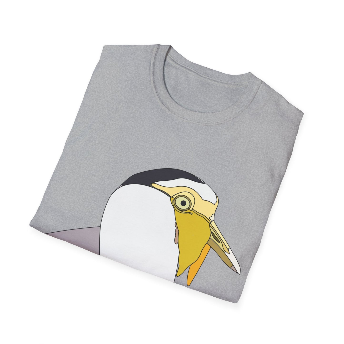 Masked Lapwing - Unisex Softstyle T-Shirt