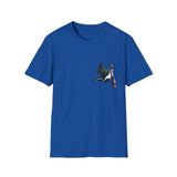 Blue-faced Honeyeater- Small design - Unisex Softstyle T-Shirt Printify