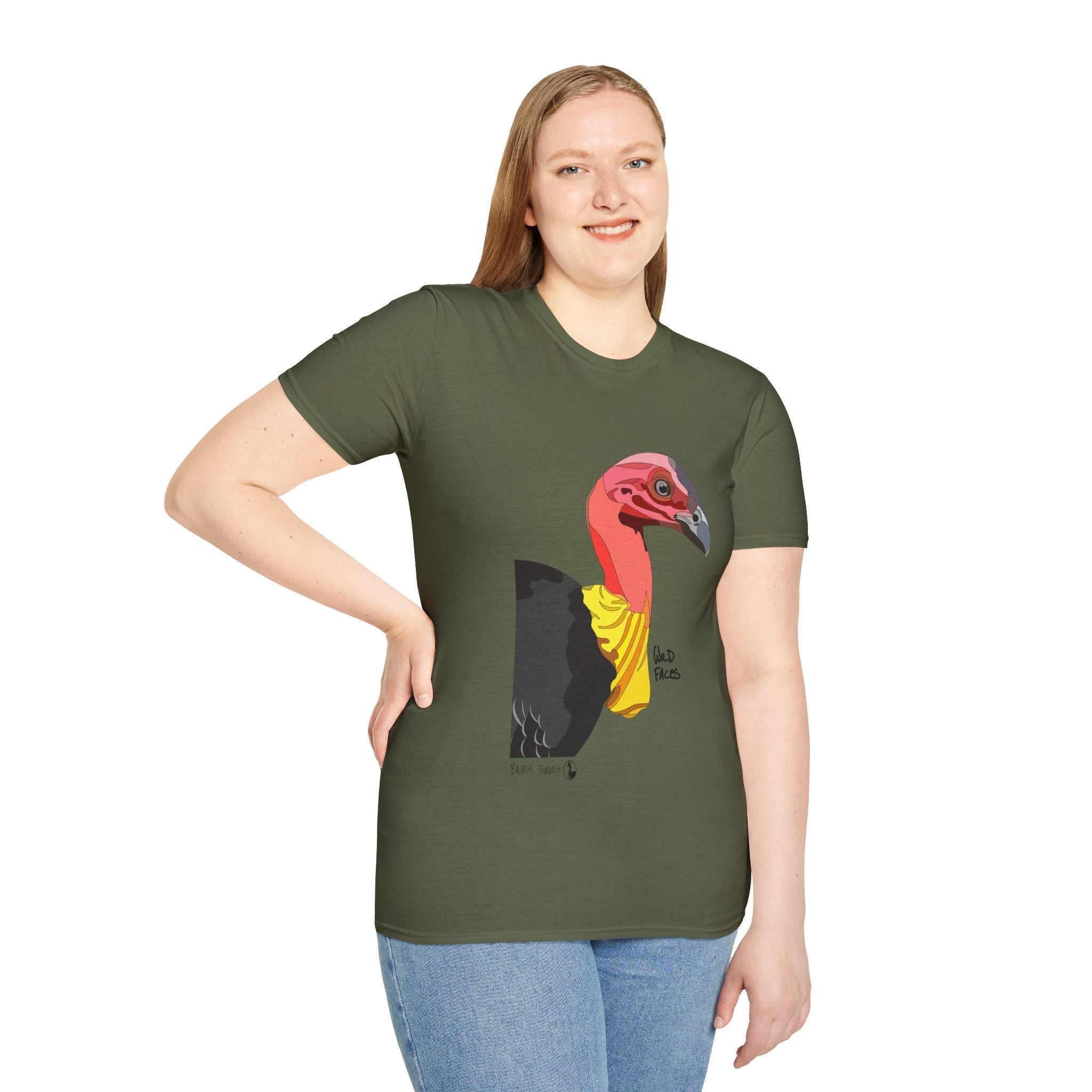 Australian Brushturkey - Unisex Softstyle T-Shirt Printify