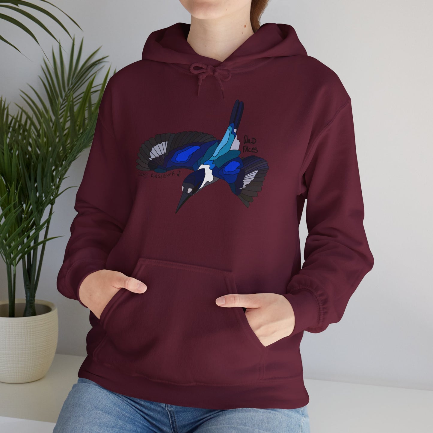 Forest Kingfisher | Unisex Heavy Blend™ Hooded Sweatshirt