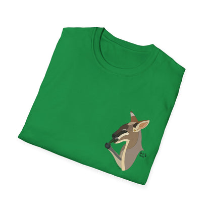 Whiptail Wallaby - Small design - Unisex Softstyle T-Shirt Printify