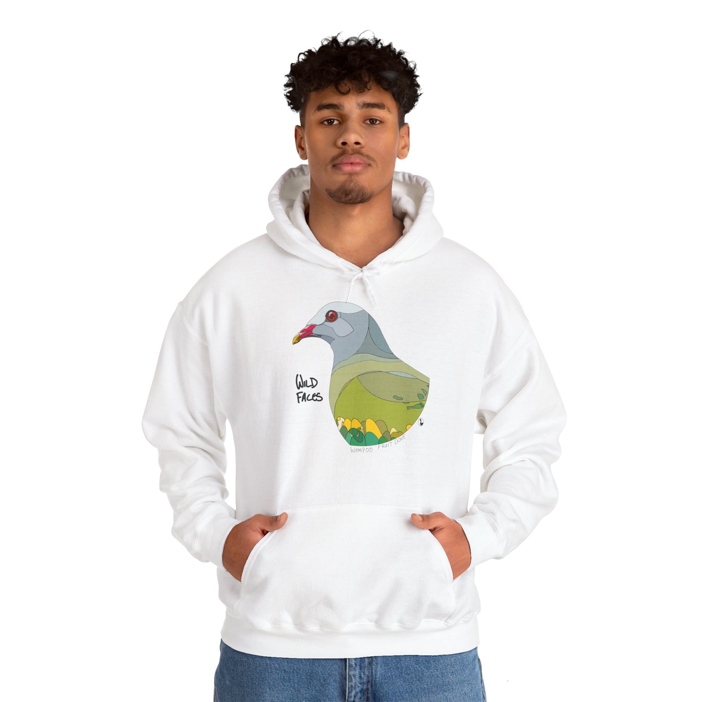 Wompoo Fruit Dove | Unisex Heavy Blend™ Hooded Sweatshirt