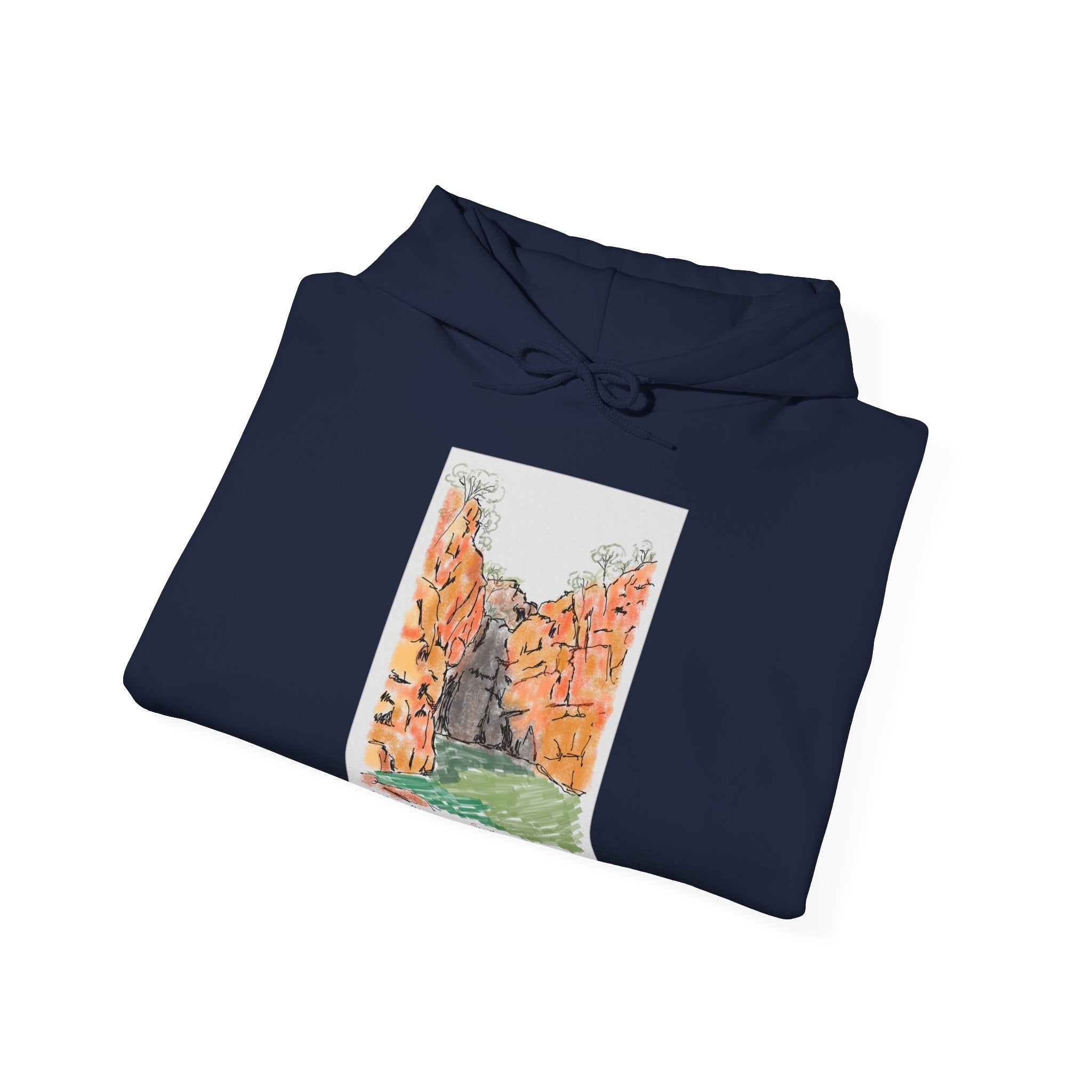Southern Rockhole, Nitmiluk | Unisex Heavy Blend™ Hooded Sweatshirt Printify