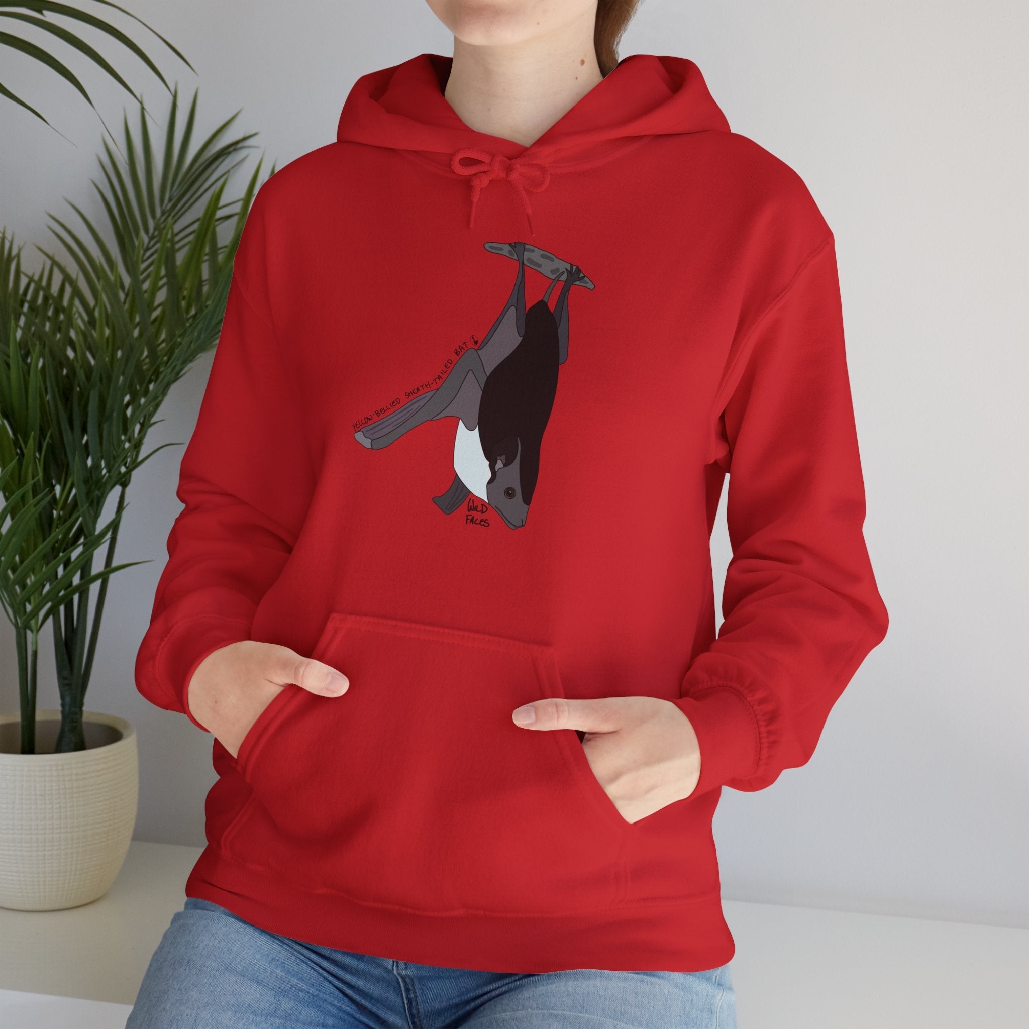 Yellow-bellied Sheath-tailed Bat | Unisex Heavy Blend™ Hooded Sweatshirt Printify