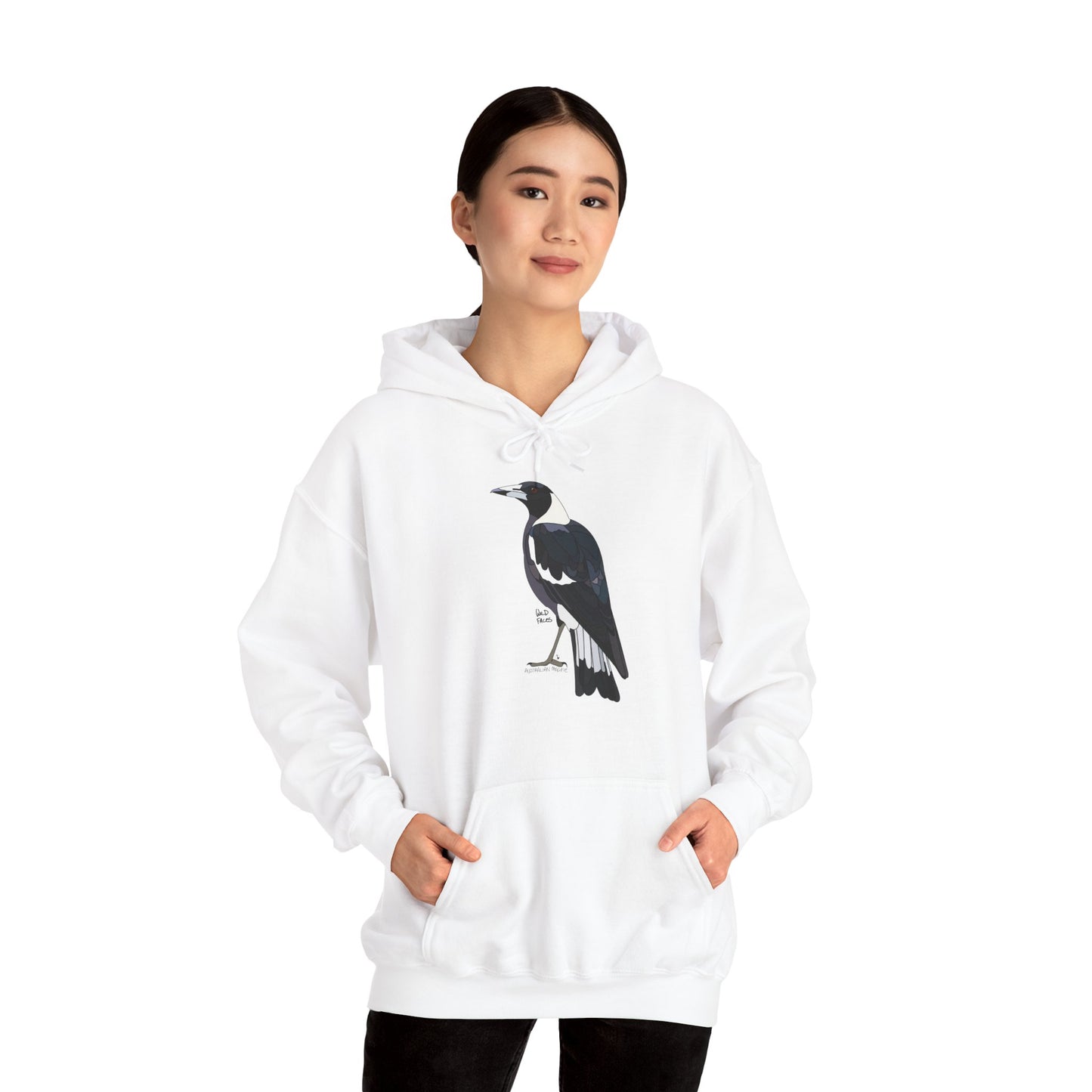 Australian Magpie | Unisex Heavy Blend™ Hooded Sweatshirt