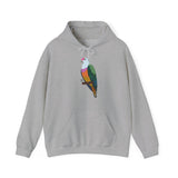 Rose-crowned Fruit Dove | Unisex Heavy Blend™ Hooded Sweatshirt