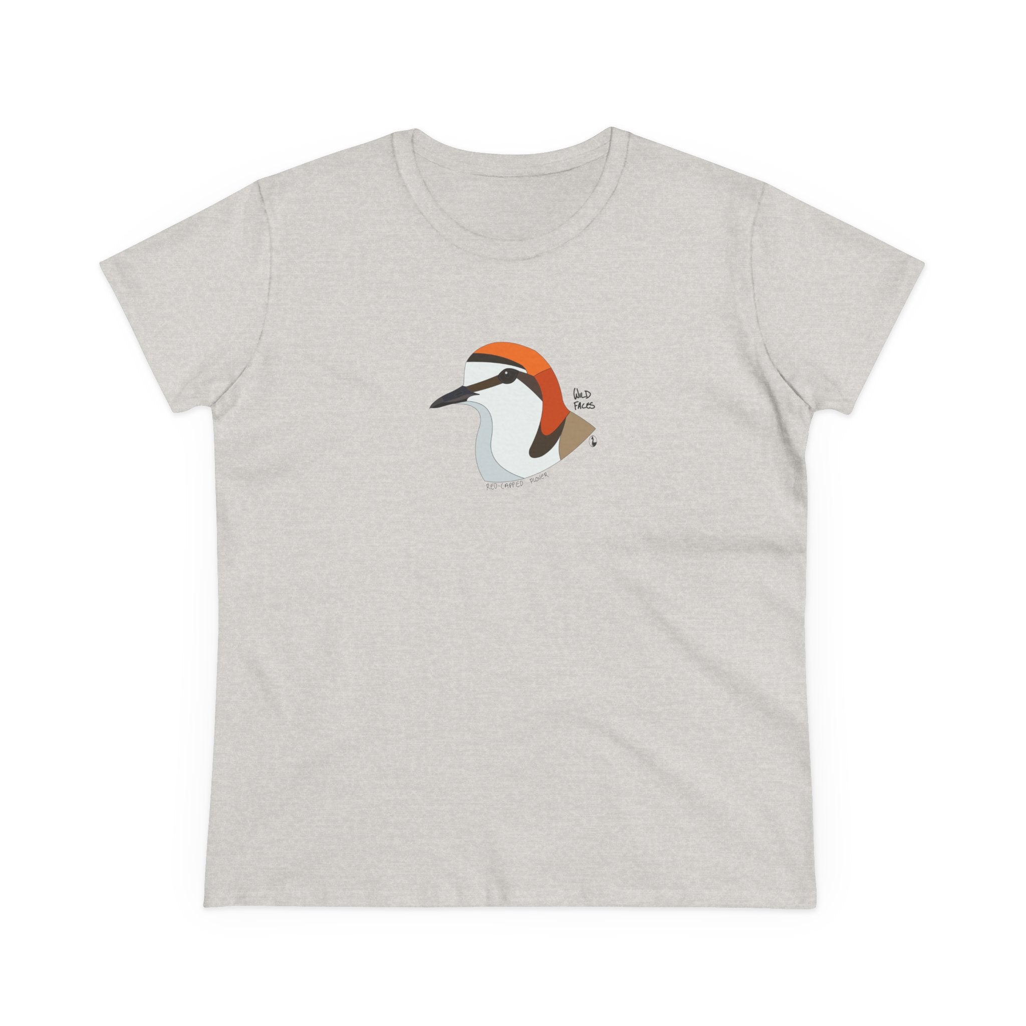 Red-capped Plover - Women's Midweight Cotton Tee