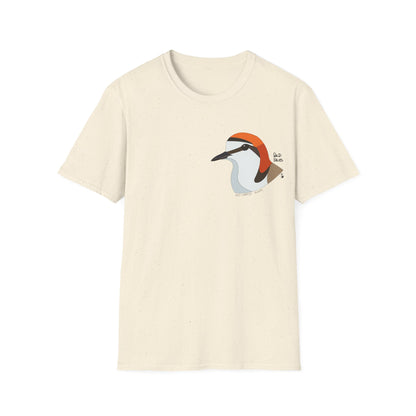 Red-capped Plover- Small design - Unisex Softstyle T-Shirt