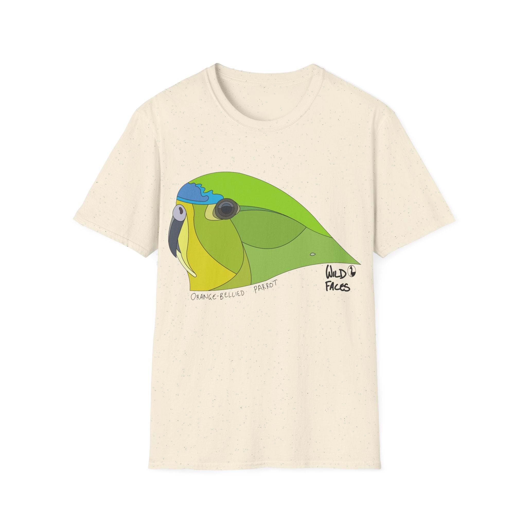Orange-bellied Parrot - Unisex Softstyle T-Shirt Printify