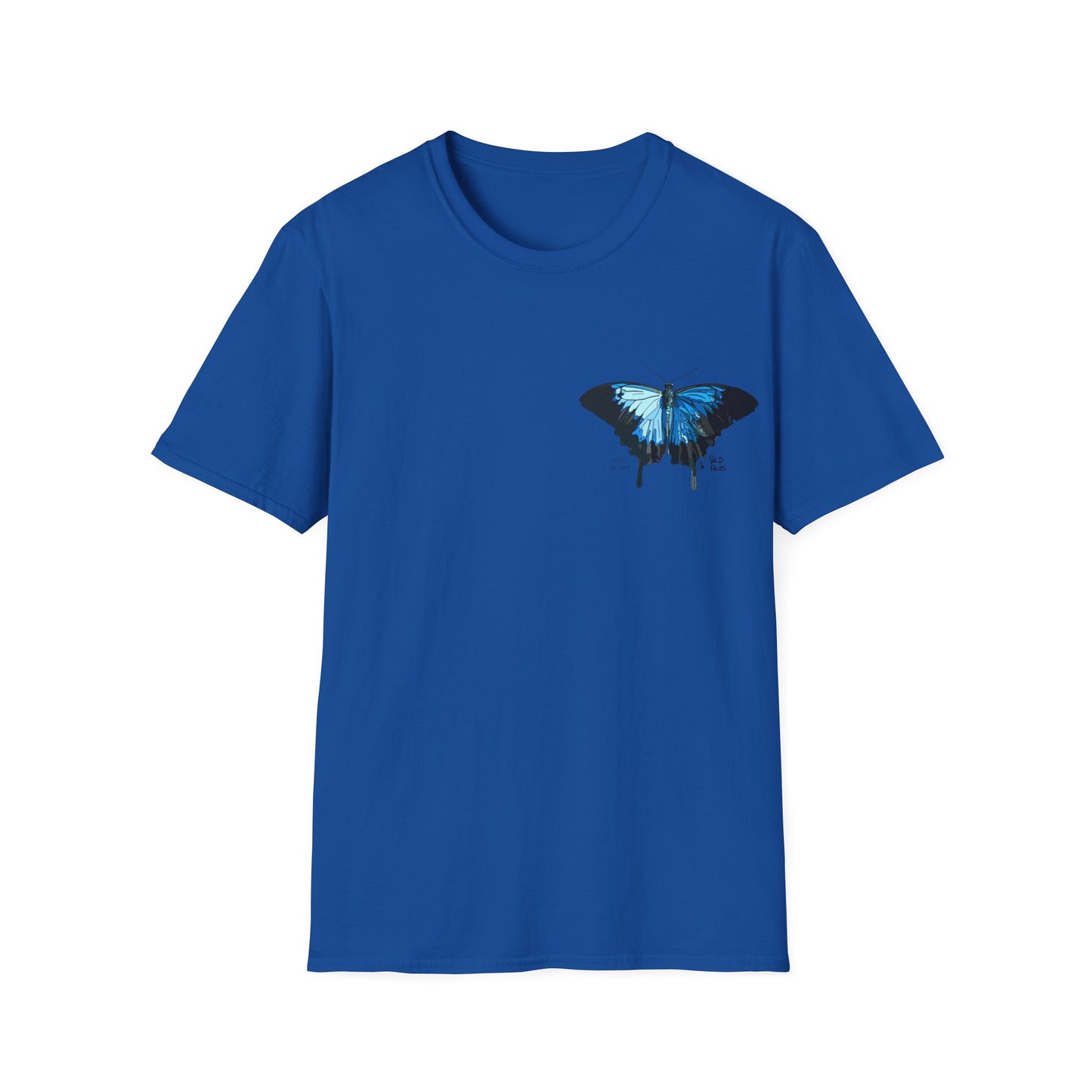 Ulysses Butterfly - Small design - Unisex Softstyle T-Shirt Printify