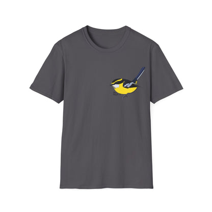 Yellow-breasted Boatbill - Small design - Unisex Softstyle T-Shirt