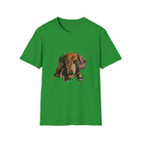 Dachshund (body) - Unisex Softstyle T-Shirt