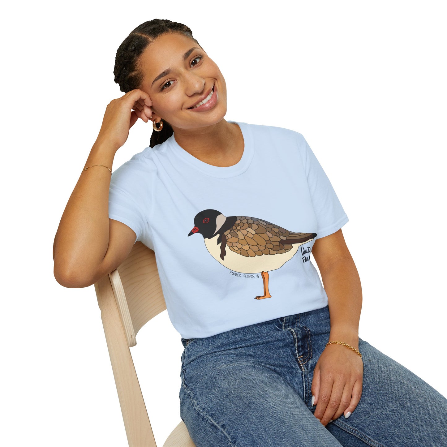 Hooded Plover - Unisex Softstyle T-Shirt