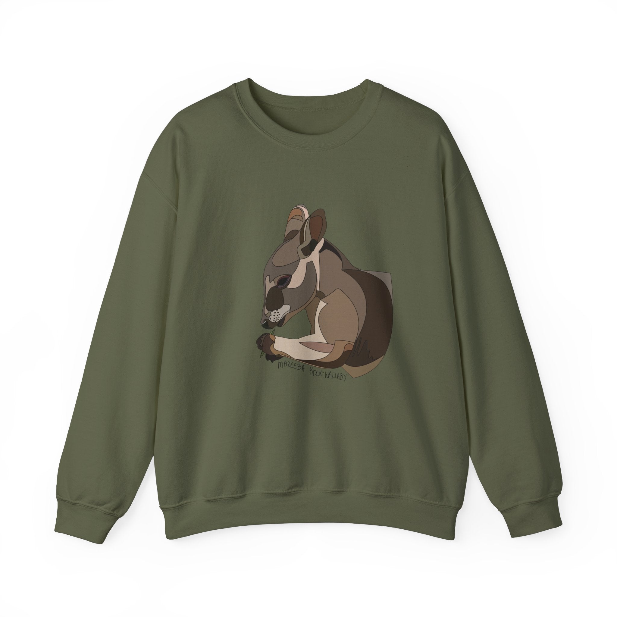 Mareeba Rock-wallaby Sweatshirt | Unisex Heavy Blend™ Crewneck Printify