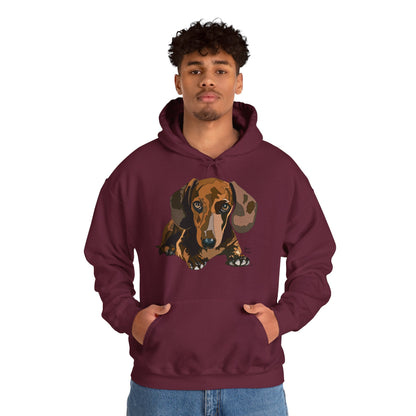 Dachshund (body) | Unisex Heavy Blend™ Hooded Sweatshirt