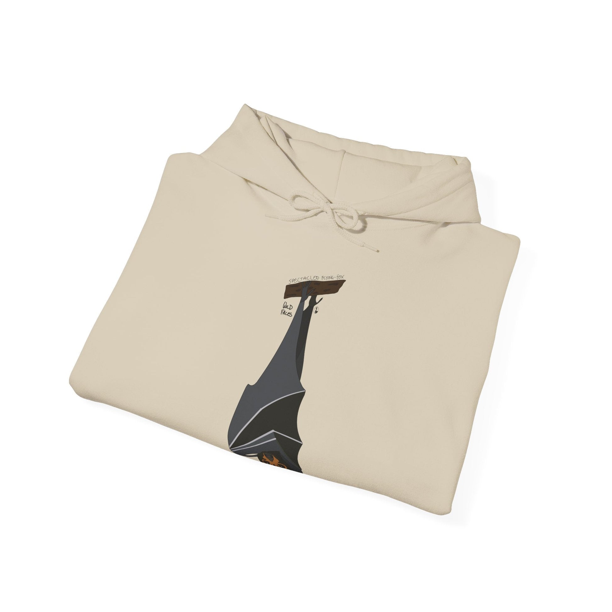 Spectacled Flying Fox | Unisex Heavy Blend™ Hooded Sweatshirt Printify