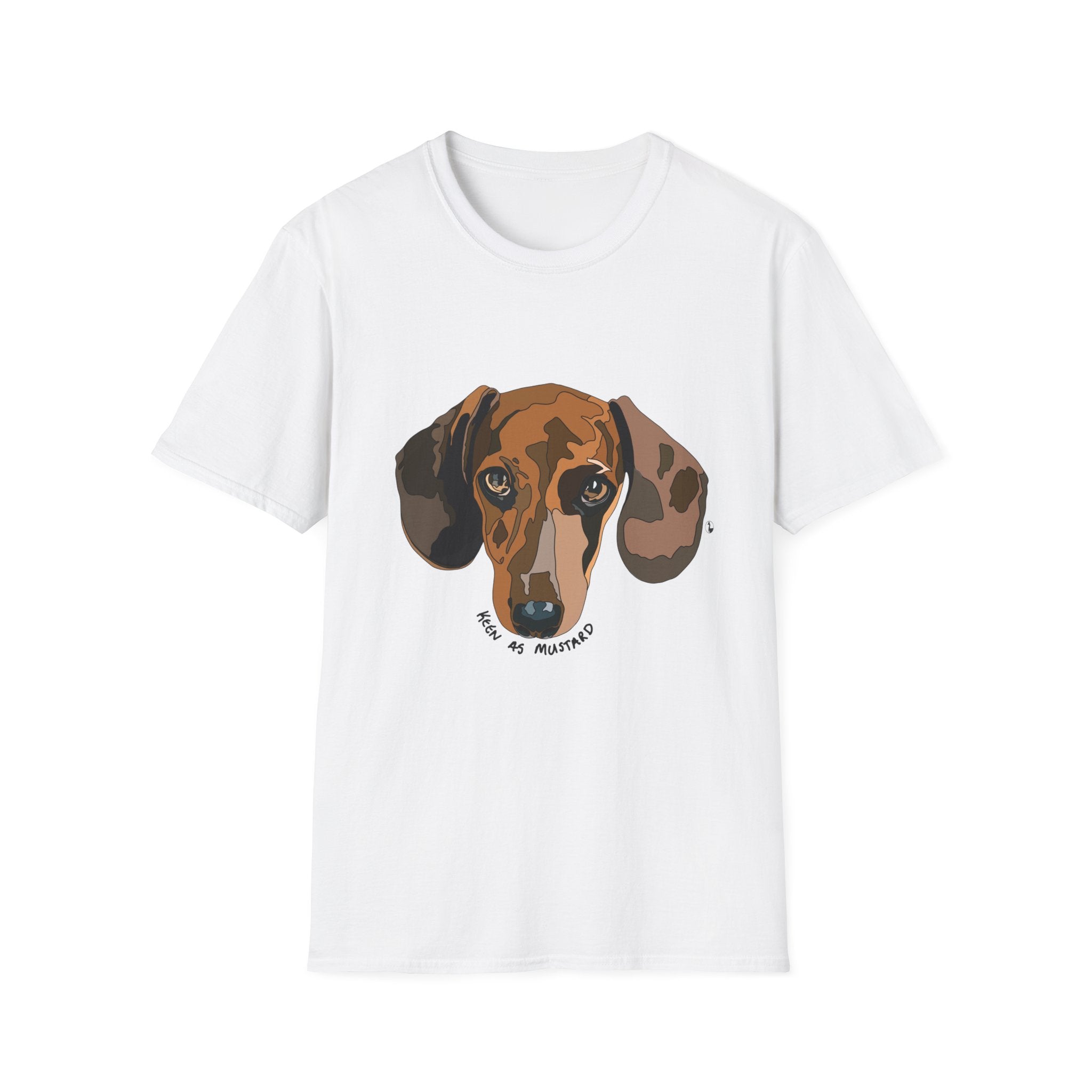 Dachshund (Keen as mustard) - Unisex Softstyle T-Shirt