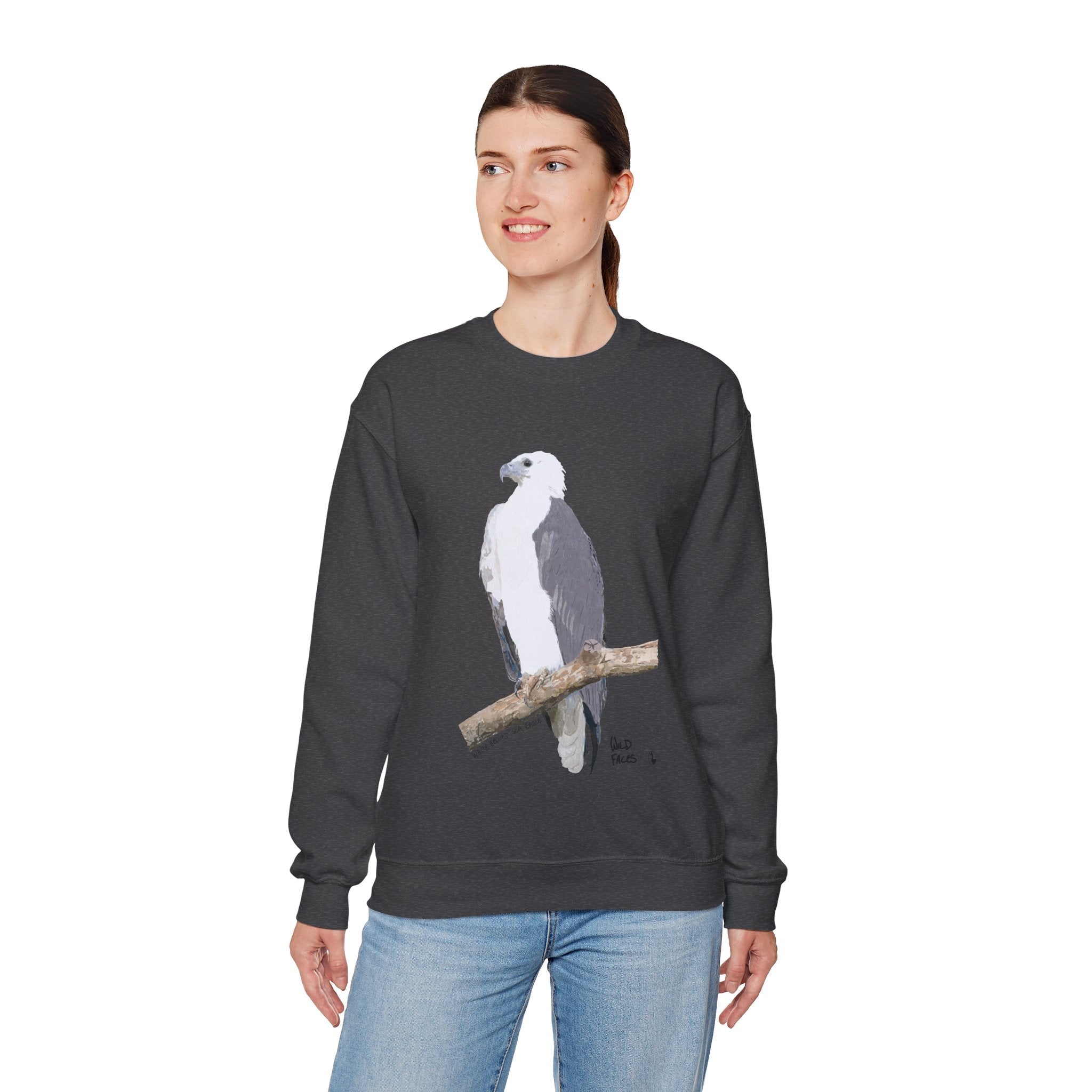 White-bellied Sea Eagle Sweatshirt | Unisex Heavy Blend™ Crewneck Printify