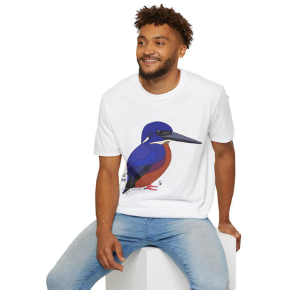 Azure Kingfisher - Unisex Softstyle T-Shirt