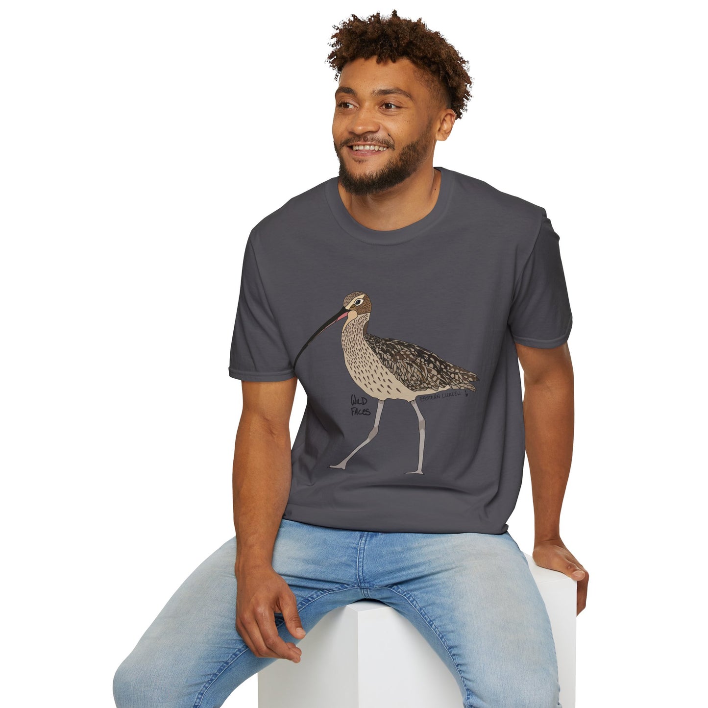 Eastern Curlew- Unisex Softstyle T-Shirt