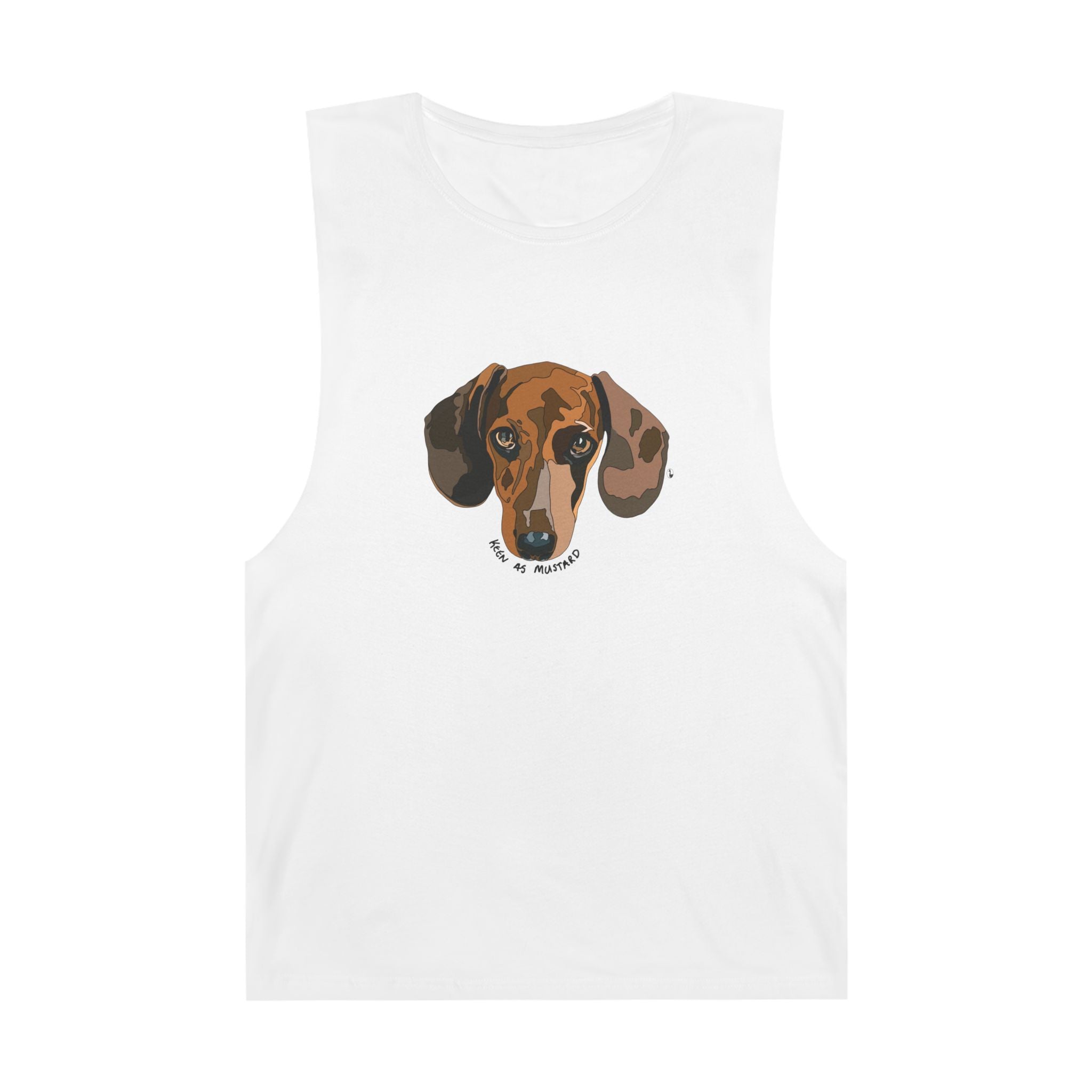 Dachshund (Keen as mustard) - Unisex Barnard Tank