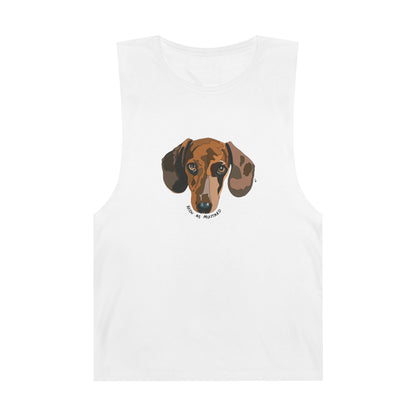 Dachshund (Keen as mustard) - Unisex Barnard Tank