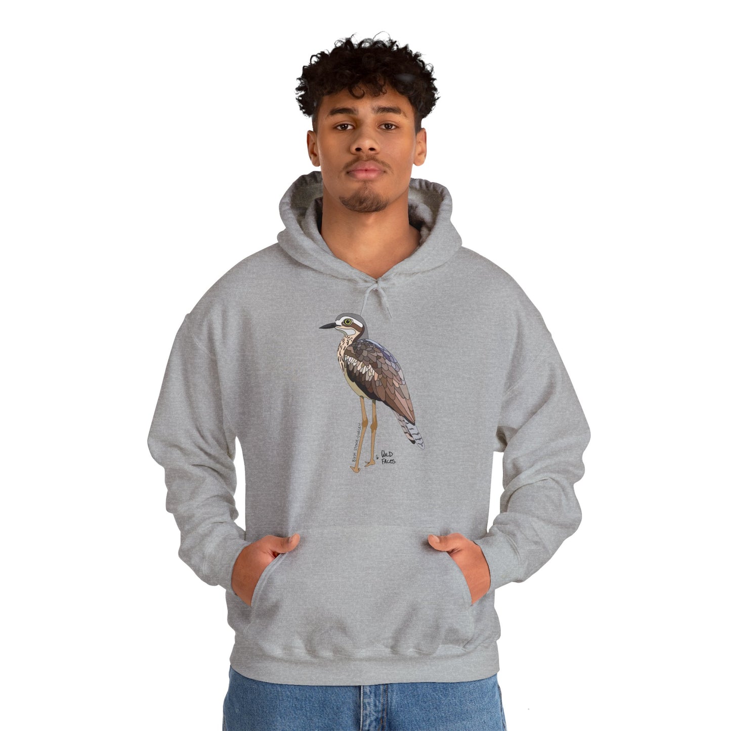 Bush-stone Curlew | Unisex Heavy Blend™ Hooded Sweatshirt