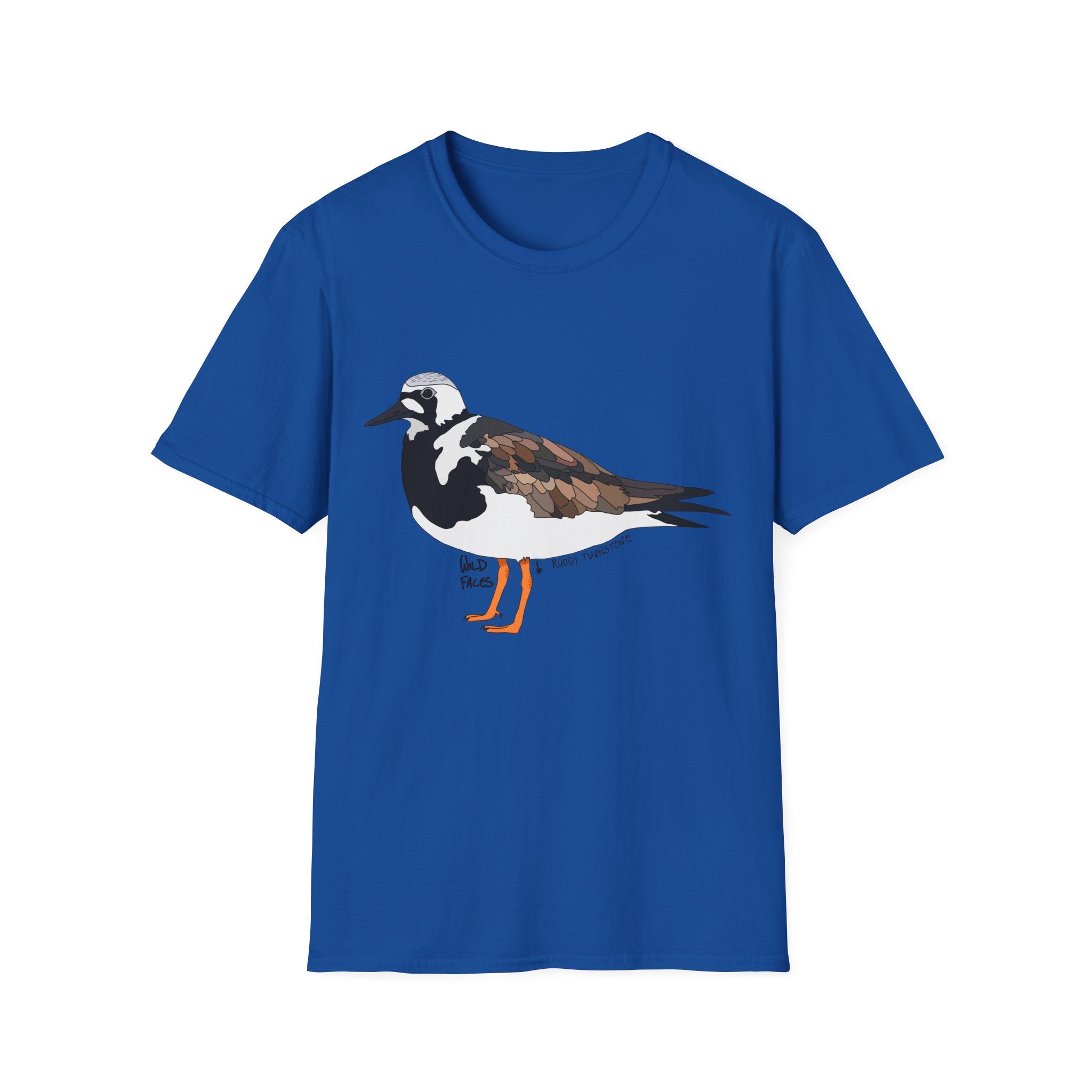 Ruddy Turnstone- large design - Unisex Softstyle T-Shirt Printify