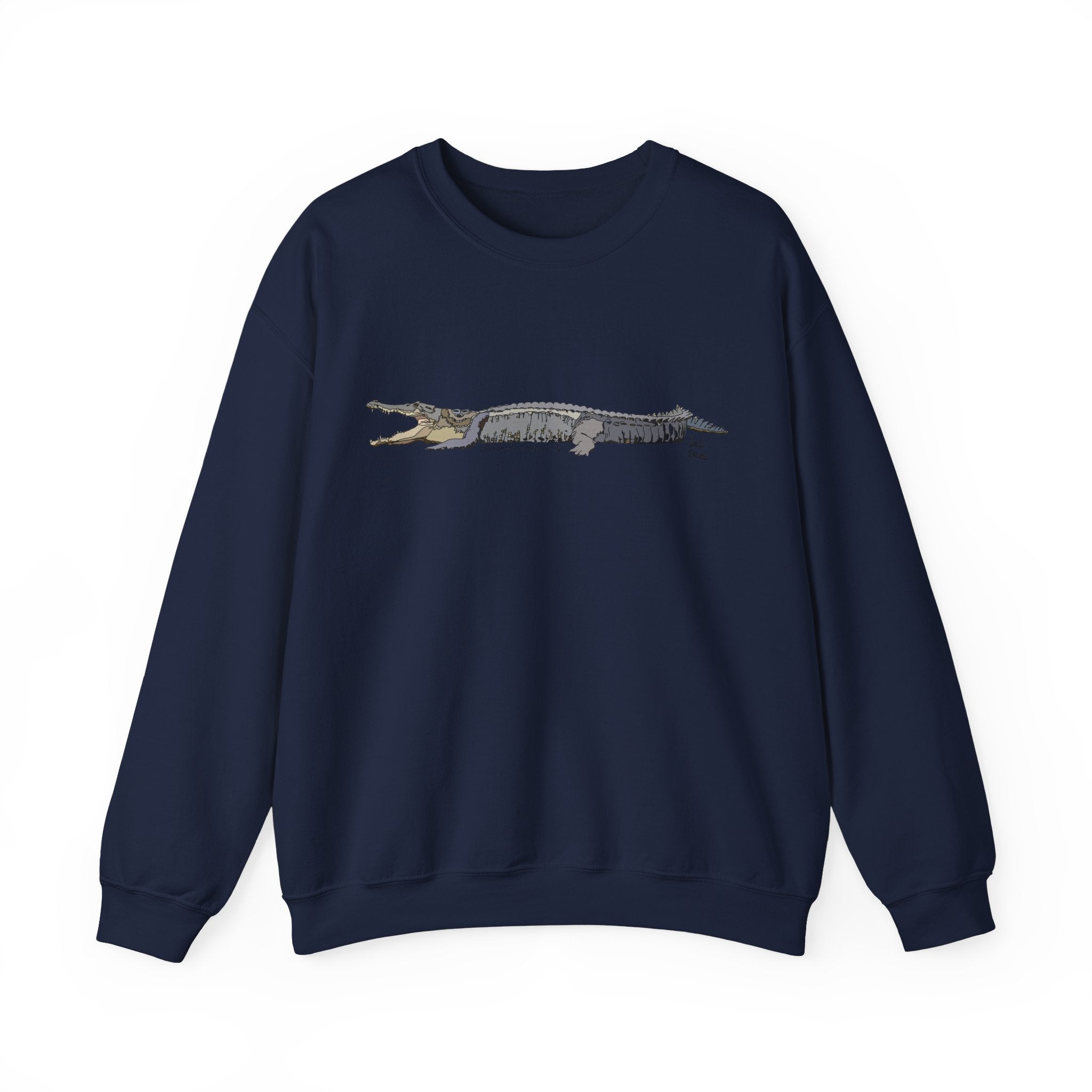 Saltwater Crocodile Sweatshirt | Unisex Heavy Blend™ Crewneck Printify
