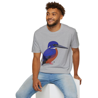 Azure Kingfisher - Unisex Softstyle T-Shirt