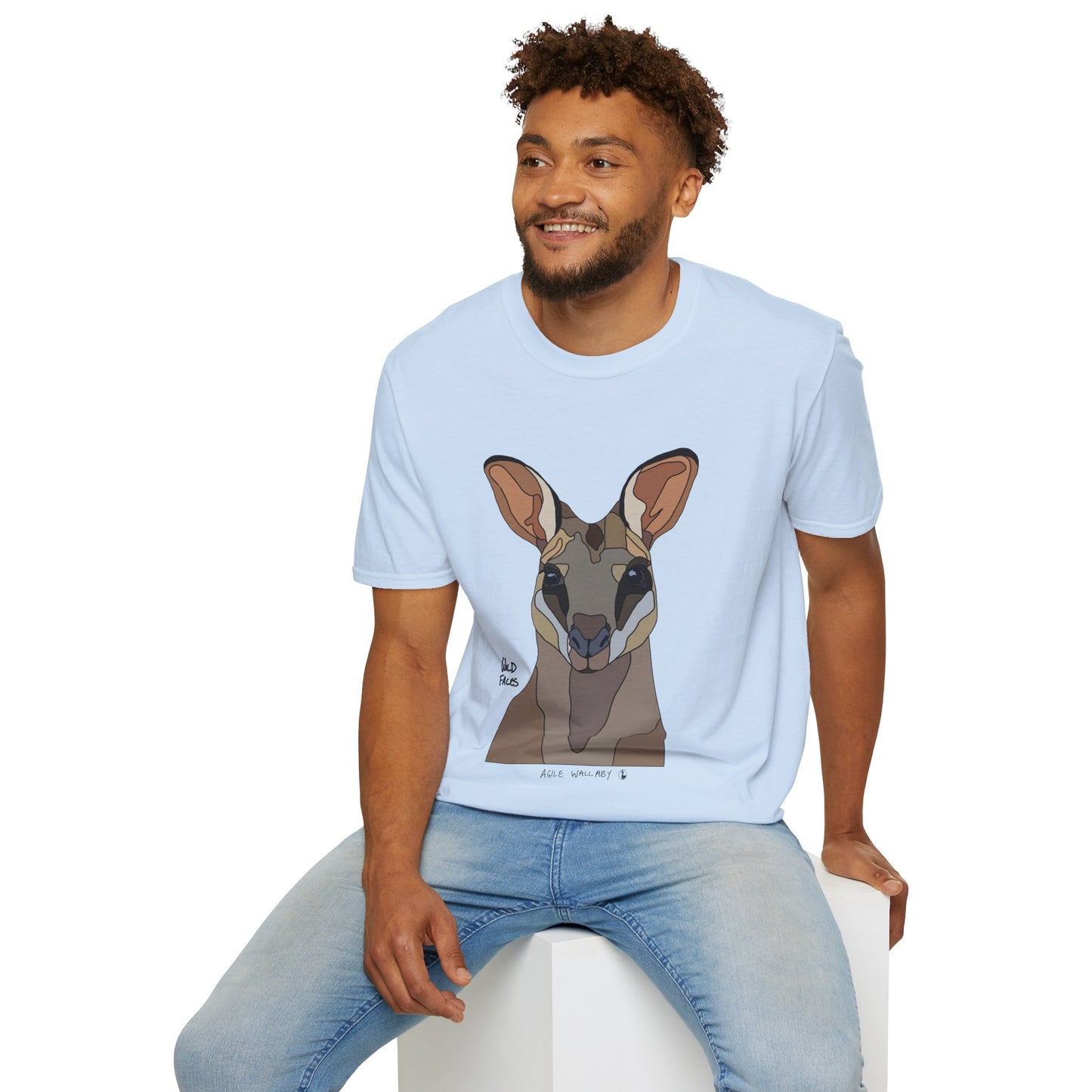 Agile Wallaby - Unisex Softstyle T-Shirt