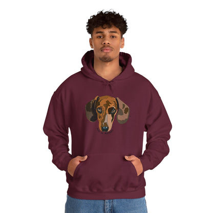 Dachshund (Keen as mustard) | Unisex Heavy Blend™ Hooded Sweatshirt