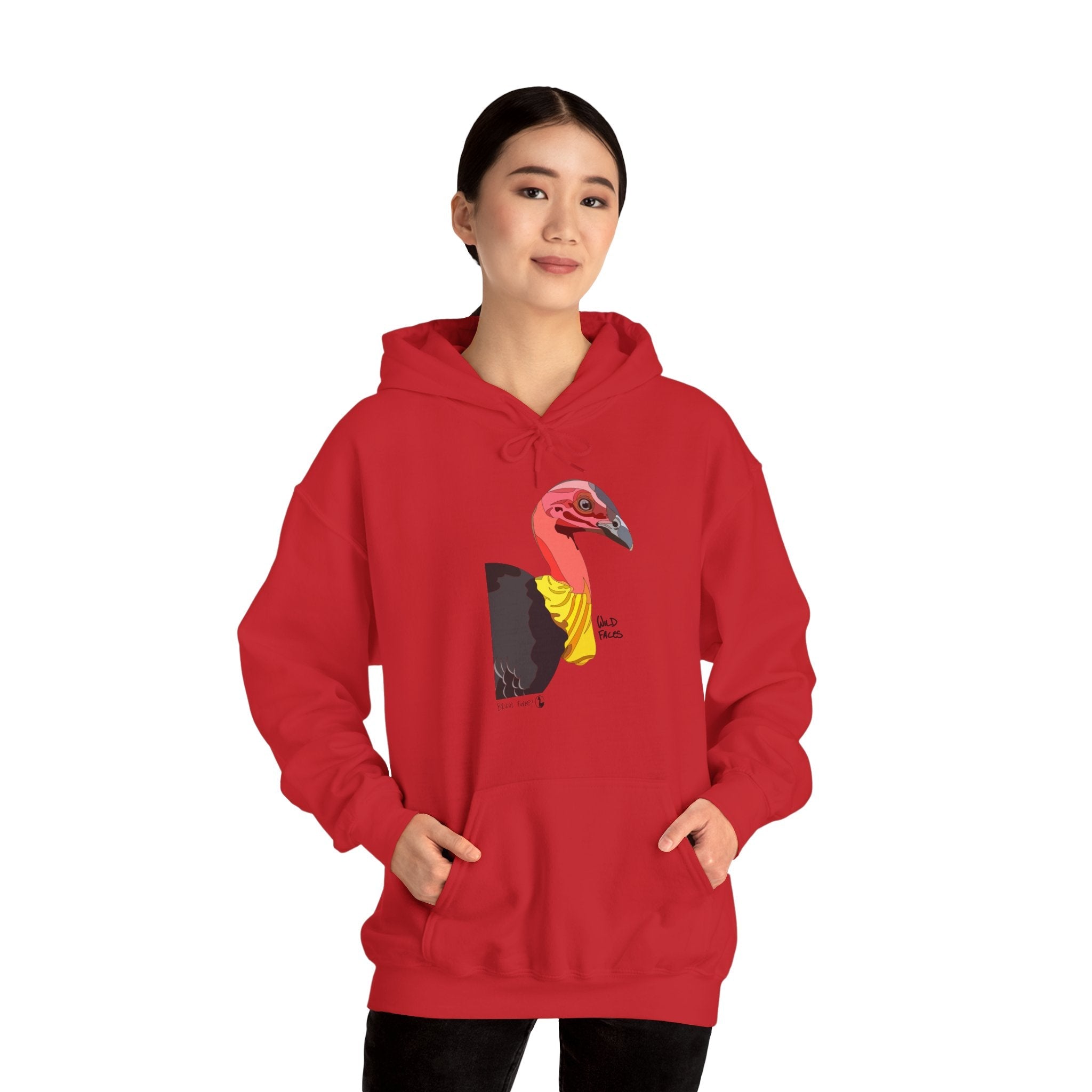 Australian Brush-turkey | Unisex Heavy Blend™ Hooded Sweatshirt Printify