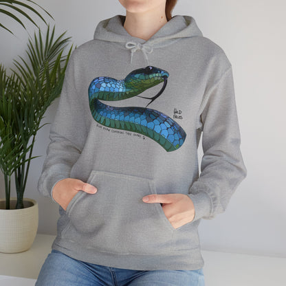 Blue Phase Common Tree-snake | Unisex Heavy Blend™ Hooded Sweatshirt