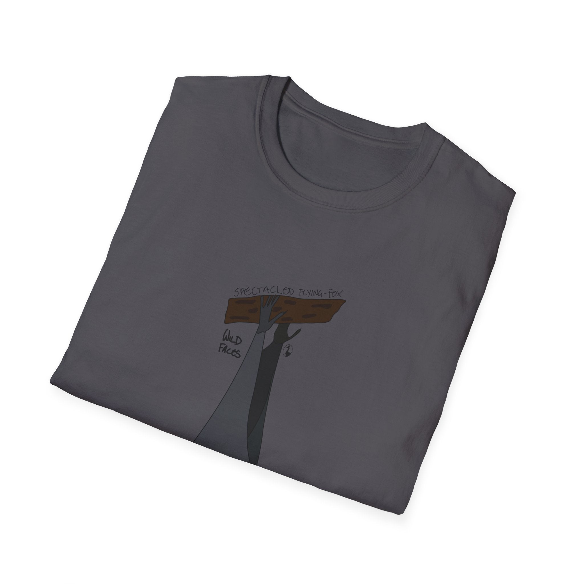 Spectacled Flying Fox - Unisex Softstyle T-Shirt Printify